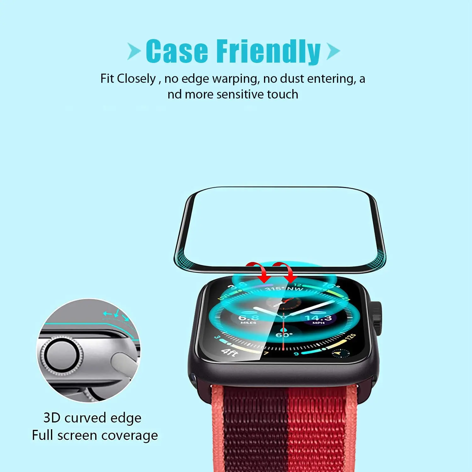 애플워치9 8 7 6 5 4 3 SE 시리즈 38mm  - Smartwatch Screen Film 리뷰 및 가격