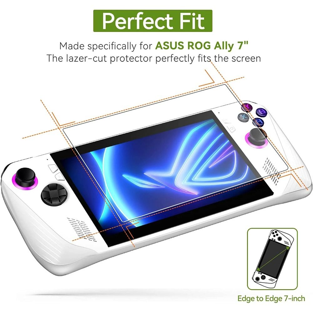 3PCS 액세서리 게임 콘솔 화면 보호기 ROG All - Curved Edge Screen 리뷰 및 가격