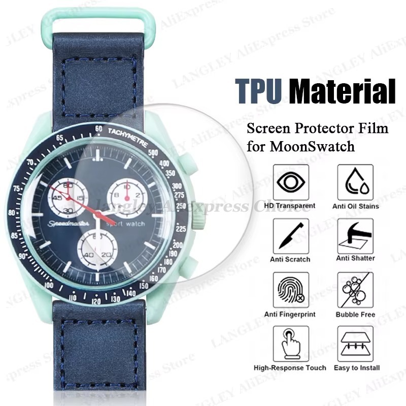 MoonSwatch 소프트 클리어 스크래치 방지 유리가 - Hydrogel Screen Protector 리뷰 및 가격