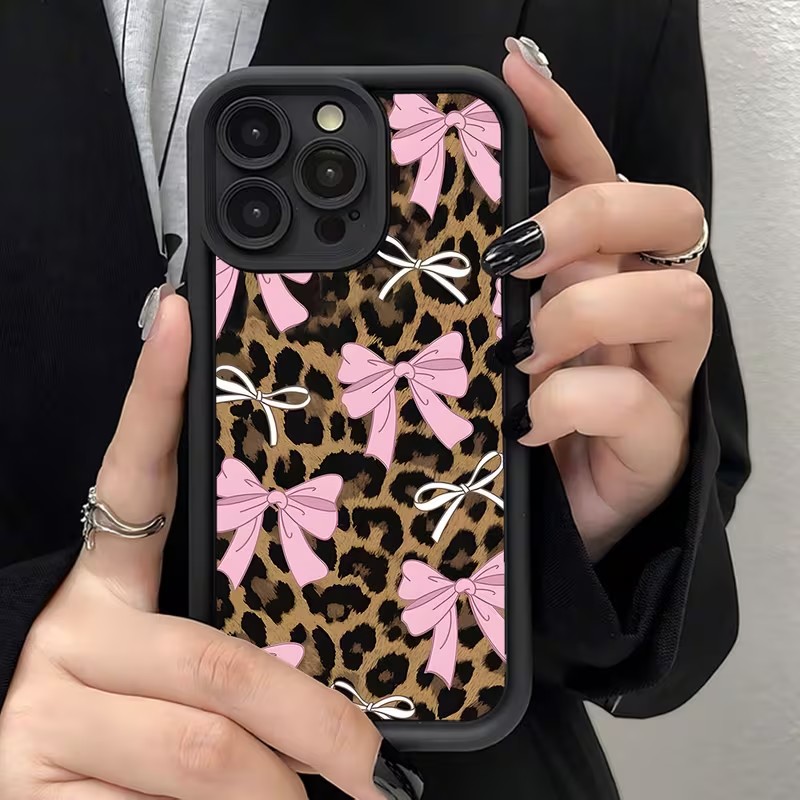 레오파드 프린트 리본 폰 케이스 (아이폰 18, 17, - Apple Iphone 15 Pro Max 리뷰 및 가격