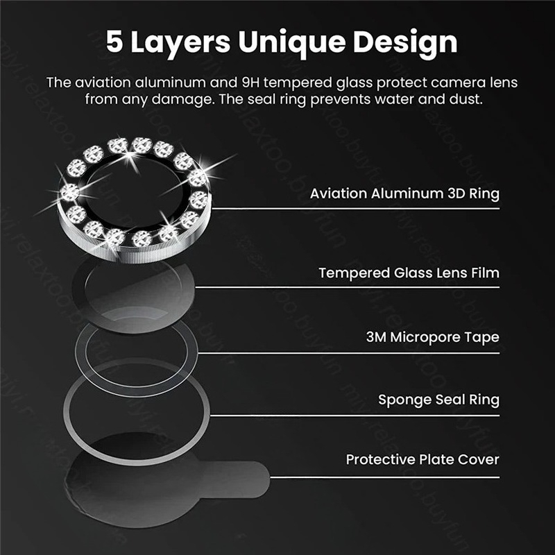 삼성 Z 폴드 8 울트라 7 6 5용 3D 라인스톤 반 - Tempered Glass Screen 9H 리뷰 및 가격